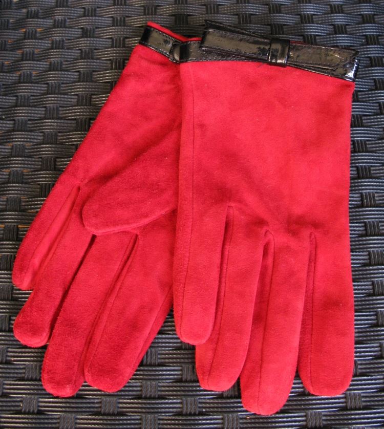fortryde I øvrigt fysiker Køb Handsker i 100% læder Rød » Frandeli